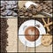 Collage of coffee images