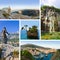 Collage of Croatia travel images