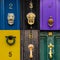 Collage. Door knockers. Dublin. Ireland