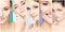 Collage of female portraits. Healthy faces of young women. Spa, face lifting, plastic surgery concept.