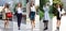 Collage five business women