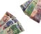 Collage of Gerorgian Lari banknotes