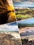 Collage of island Lanzarote, Spain. Europe