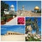 Collage of Israel landmarks