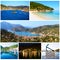 Collage of Ithaca Ionian islands Greece