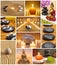 Collage of japanese zen garden