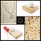 Collage of jewish religious holiday attributes-Torah,Magen David