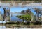 Collage of the lake at Malbup in Tuart National Park near Busselton West Australia.