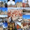 Collage of landmarks of Prague.