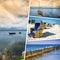 Collage of Leba, Baltic Sea, Poland