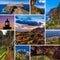 Collage of Madeira island in Portugal travel images my photos