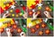 Collage Merry Christmas star merry gift.