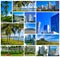 Collage about Miami, Florida, United States of America