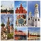 Collage Moscow Kremlin