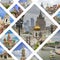 Collage of Moscow (Russia) images - travel background (my photos