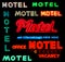 Collage Motel Neon Signs