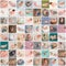 Collage of newborn babies photos