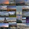 Collage of the Ostankino TV tower