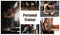 Collage of people in gym and text Personal Trainer