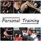 Collage of people in gym and text Personal Training