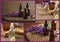 Collage of photos with essential oils and wildflowers