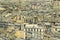 Collage of photos of the Parisian roofs.