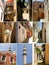 Collage of photos from Rhodes, old town