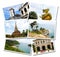 Collage of Phuket, Thailand postcards