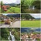 Collage with pictures with Black Forest, Germany