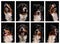 Collage of portrait of Bernese Mountain Dog