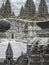 Collage of Prambanan ( Indonesia ) images - travel background (