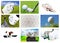 Collage of several golf related images