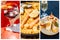 Collage of spanish traditional cuisine