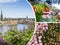 Collage of Stockholm ( Sweden ) images - travel background (my p