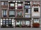 Collage of variety windows in the cities of west germany