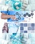 Collage of Various modern medical