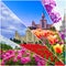 Collage of vibrant views of famous Russian university