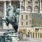 Collage of Vienna ( Austria ) images - travel background (my photos)