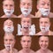 Collage Of Young Handsome Man Showing The Process Of Shaving