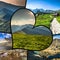 Collage of Zakopane mountains national park in Polonia