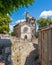 Collalto Sabino, beautiful village overlooked by a medieval castle. Province of Rieti, Lazio, Italy.