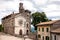 Collalto Sabino, Italy - July 27, 2019: Picturesque small Medieval Village, one of the nicest Village of Italy