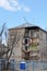 Collapse of a corner of the inhabited five-floor house. Tyumen,