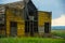 Collapsing Barn in Eastern Washington`s Palouse Region