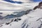 Colle della Malfatta with snow in winter, Alagna Valsesia, Italy