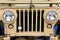 Collectible old ww2 jeep vehicle