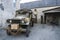 Collectible old WW2 US vehicles in Normandy France