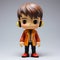 Collectible Vinyl Toy: David In Orange Shirt With Headphones