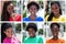 Collection of 6 african american woman