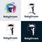 Collection Of Baby Dream with Umbrella Logo Set Design Template Inspiration